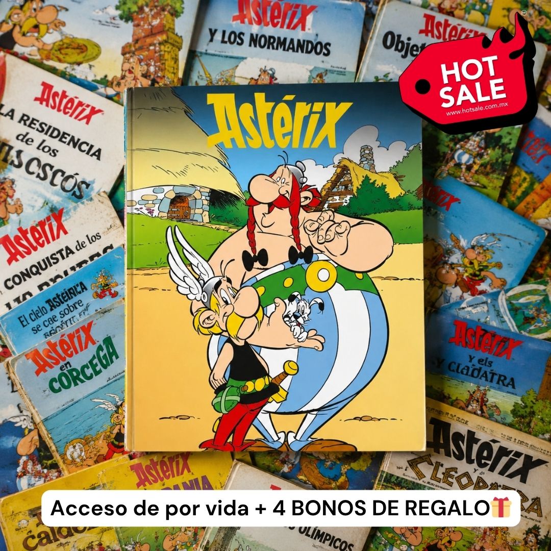 MEGA PACK PREMIUM: Astérix el Galo. La colección definitiva + 4 BONOS🎁